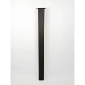 Ножка мебельная квадратная, 71 см сталь цвет чёрный, 4 шт.