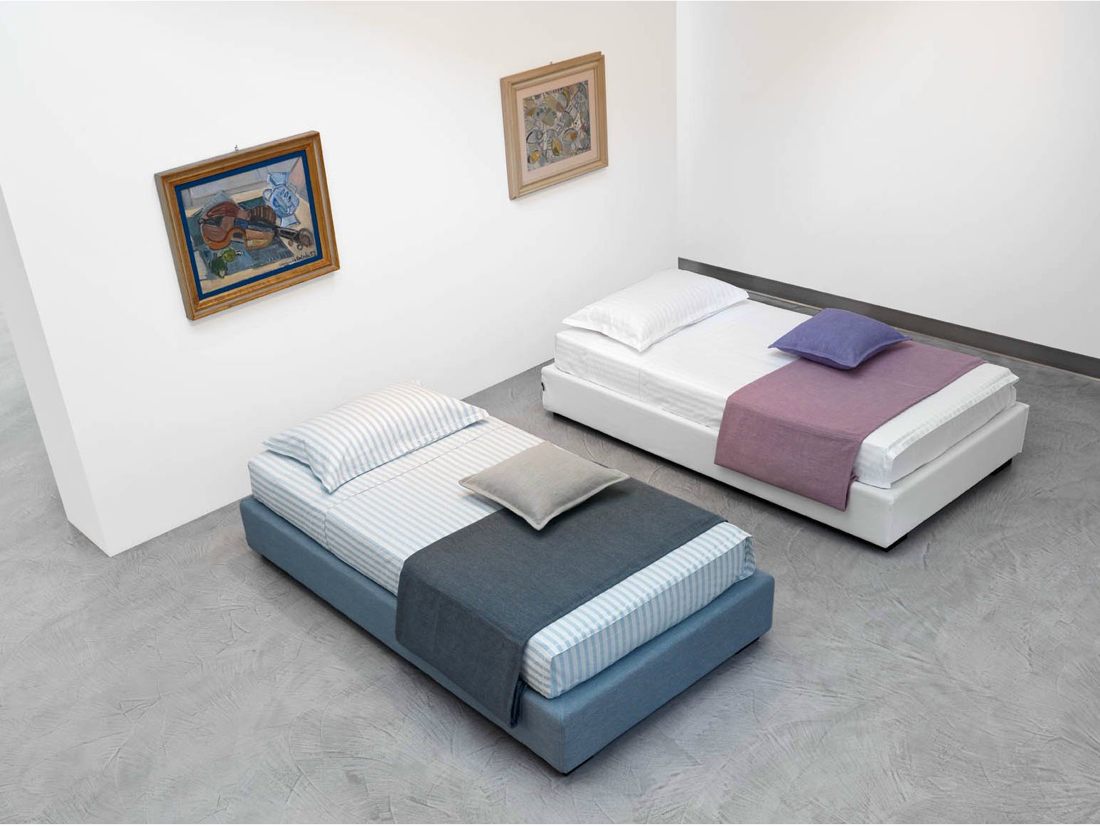 Односпальная съемная мягкая кровать Casamania & Horm кровать Figi ARCH-00113432