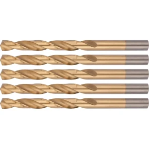 Сверло спиральное по металлу HSS-TIN Fit 34190 9x125 мм, 5 шт. 82262022 STLM-2123726