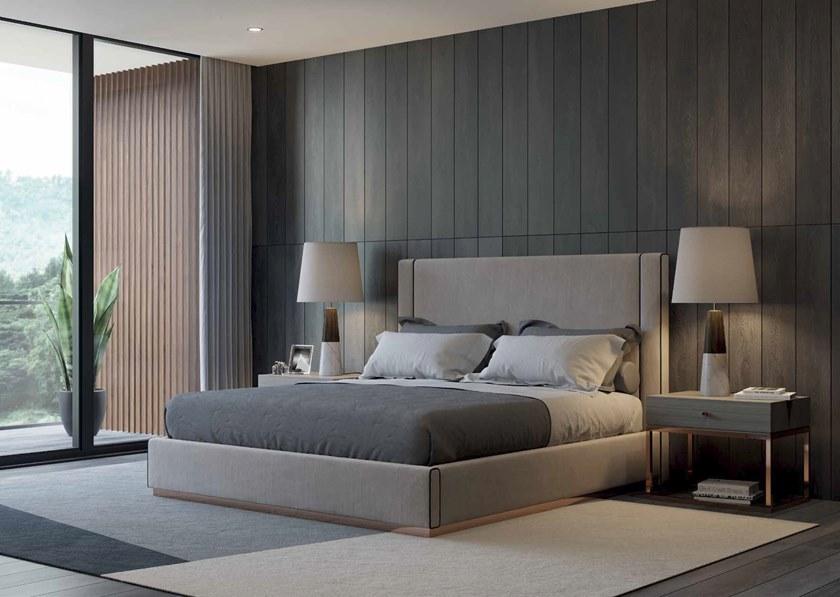 Laskasas Мягкая кровать с высоким изголовьем  Lk1132  - Вид №4