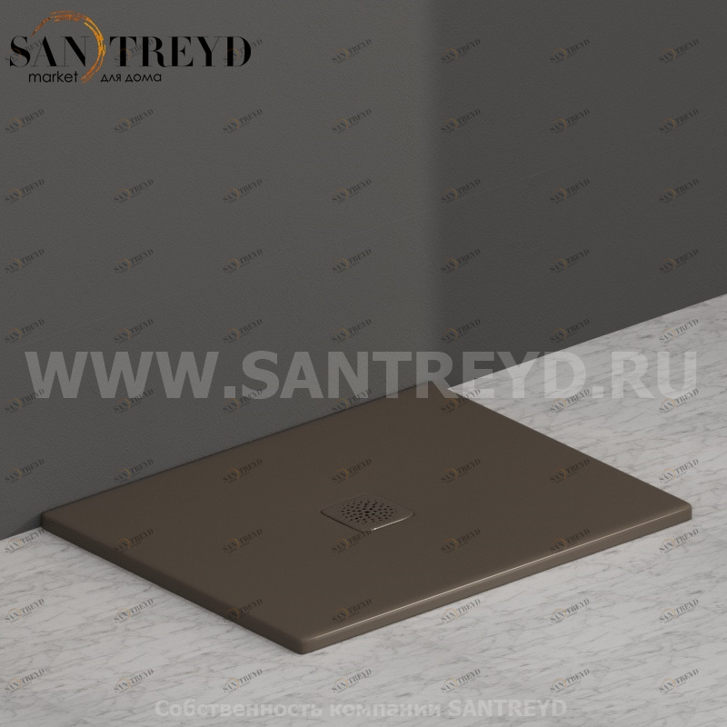 DT072CS Душевой поддон 90x72 керамический Globo Ceramica Globo DOCCIATRE