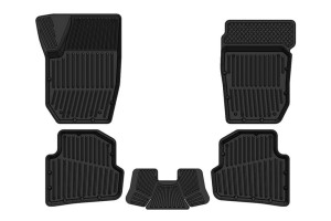 17428716 Резиновые коврики 3D PREMIUM в салон Skoda Fabia 2010-2014 PR.SK.FAB.10G.02050 SRTK