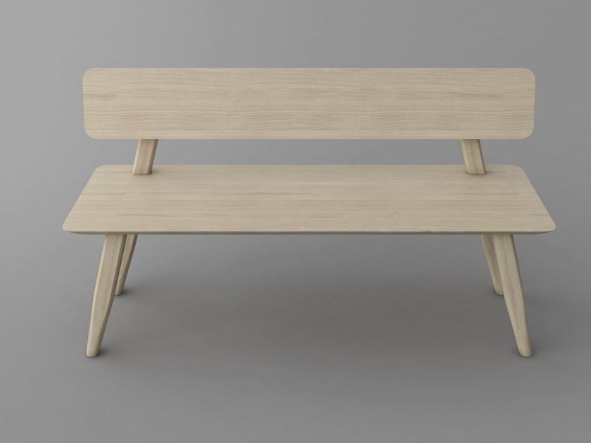 Vitamin Design Скамья из массива дерева со спинкой Aetas sun-id-1452230 - Вид №3