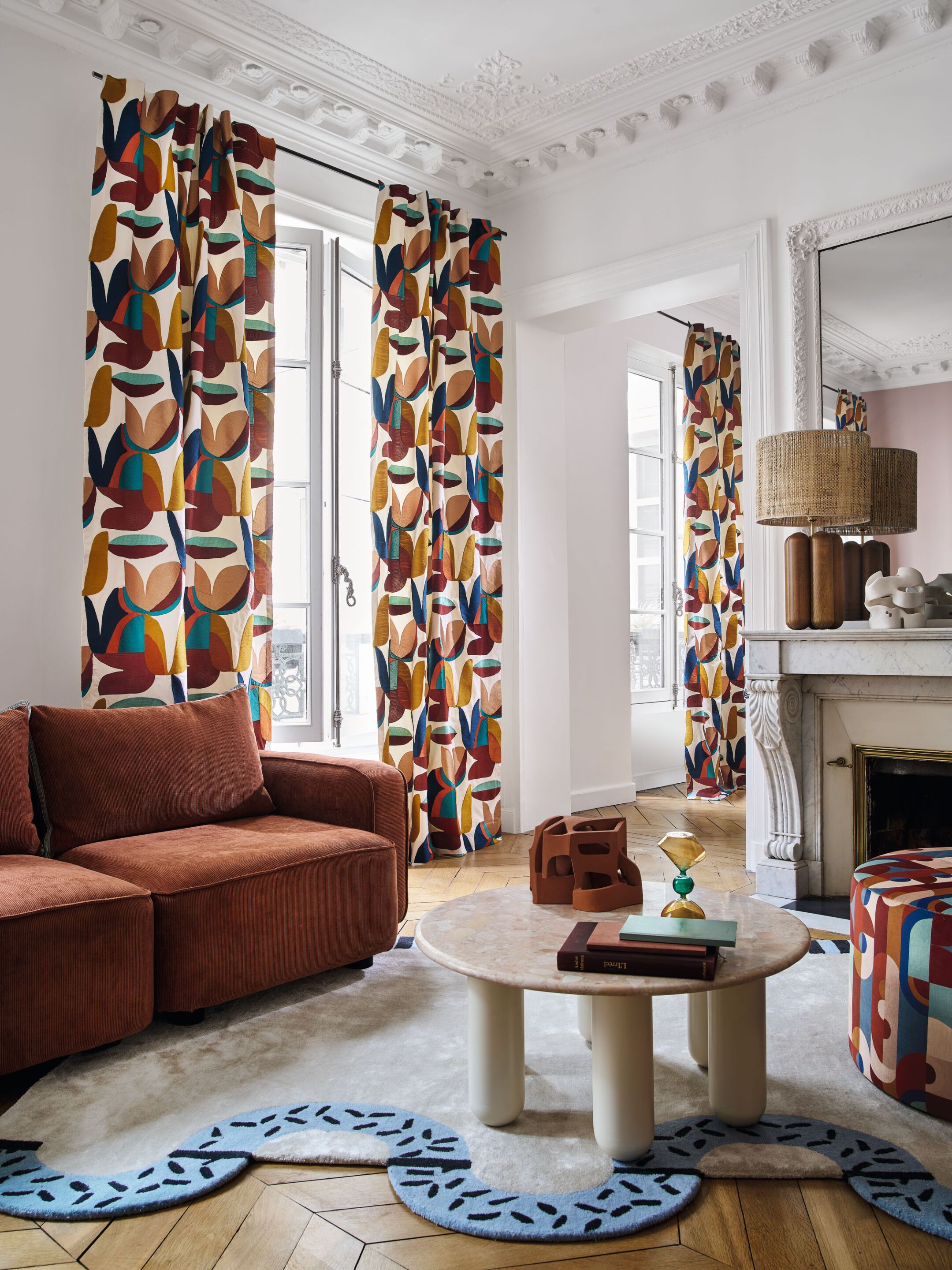 Бархатная ткань Casamance флирт ARCH-00015546