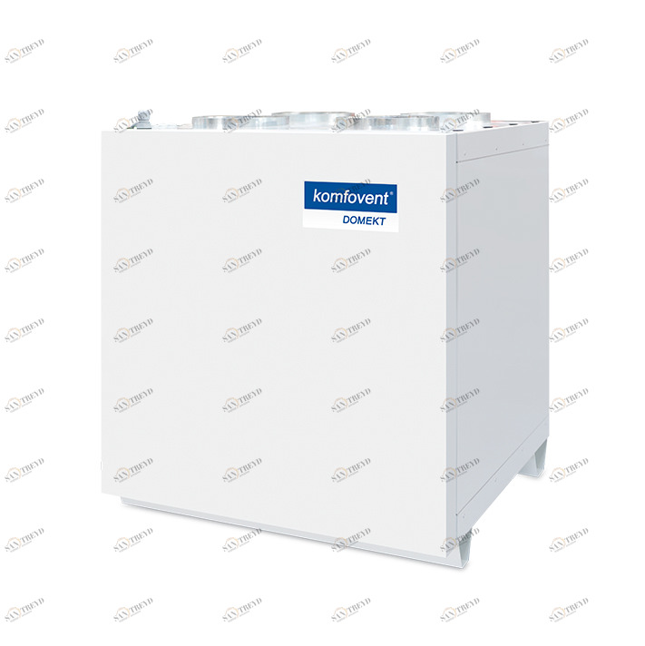 Приточно-вытяжная установка с перекрестным пластинчатым рекуператором DOMEKT-CF-400-V KOMFOVENT sun-id-683254