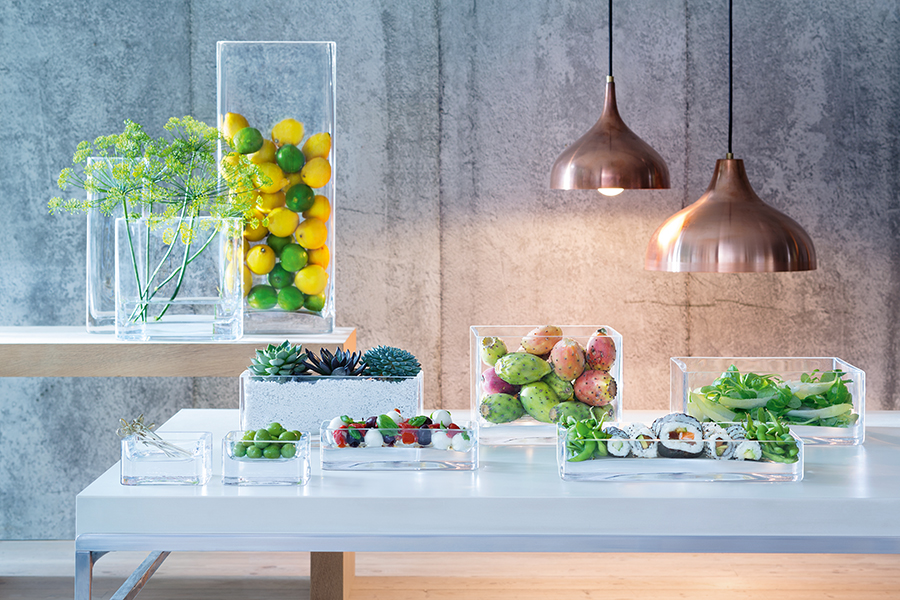 Ваза прямоугольная Modular 20 x 5 x 5 см прозрачная LSA International G85620301 - Вид №2