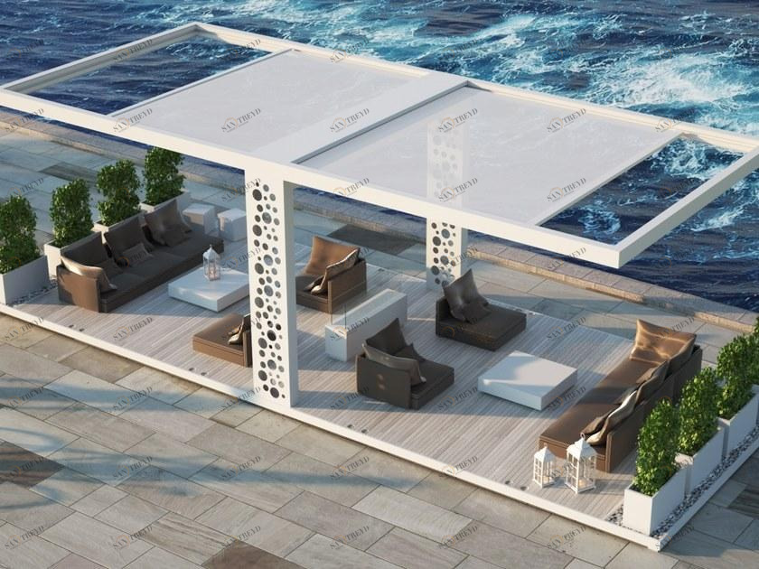 STUDIO 66 Самонесущая пергола из алюминия sun-id-1363873