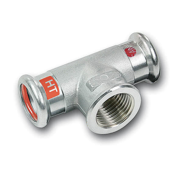 128130G1512 SANHA 28130G SANHA-Therm Industry тройник ВПр-ВР-ВПр 15x1/2x15 мм  - Вид №1