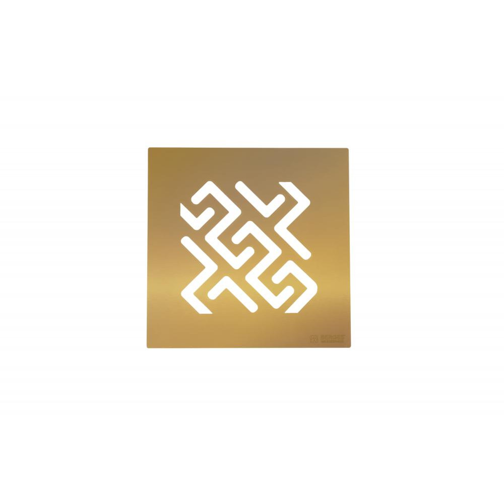 092364 Трап водосток ZENTRUM Antik 100х100  Berges ZENTRUM Antik  - Вид №1