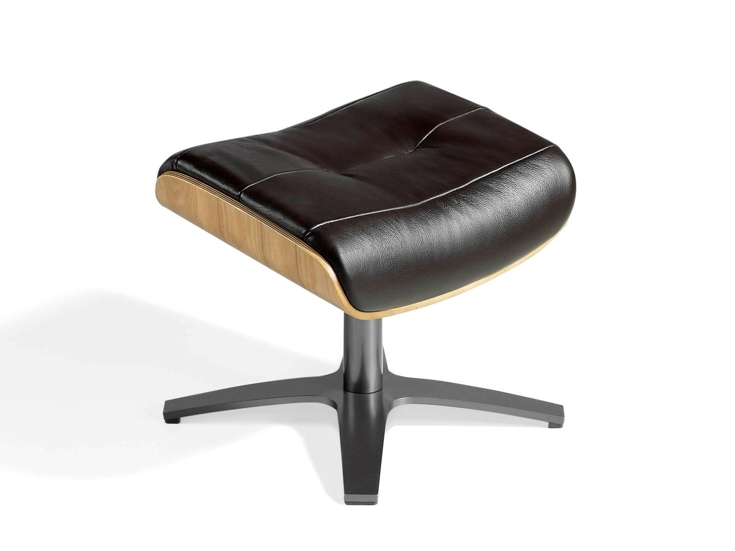 Кожаная мягкая поворотная спицевая подставка для ног Angel Cerda диван Trend ARCH-00043494