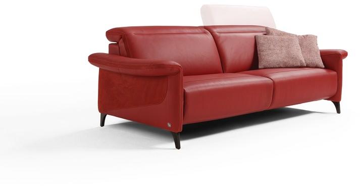 Egoitaliano Расслабляющий 3-местный кожаный диван с электроприводом sun-id-1349565 - Вид №1