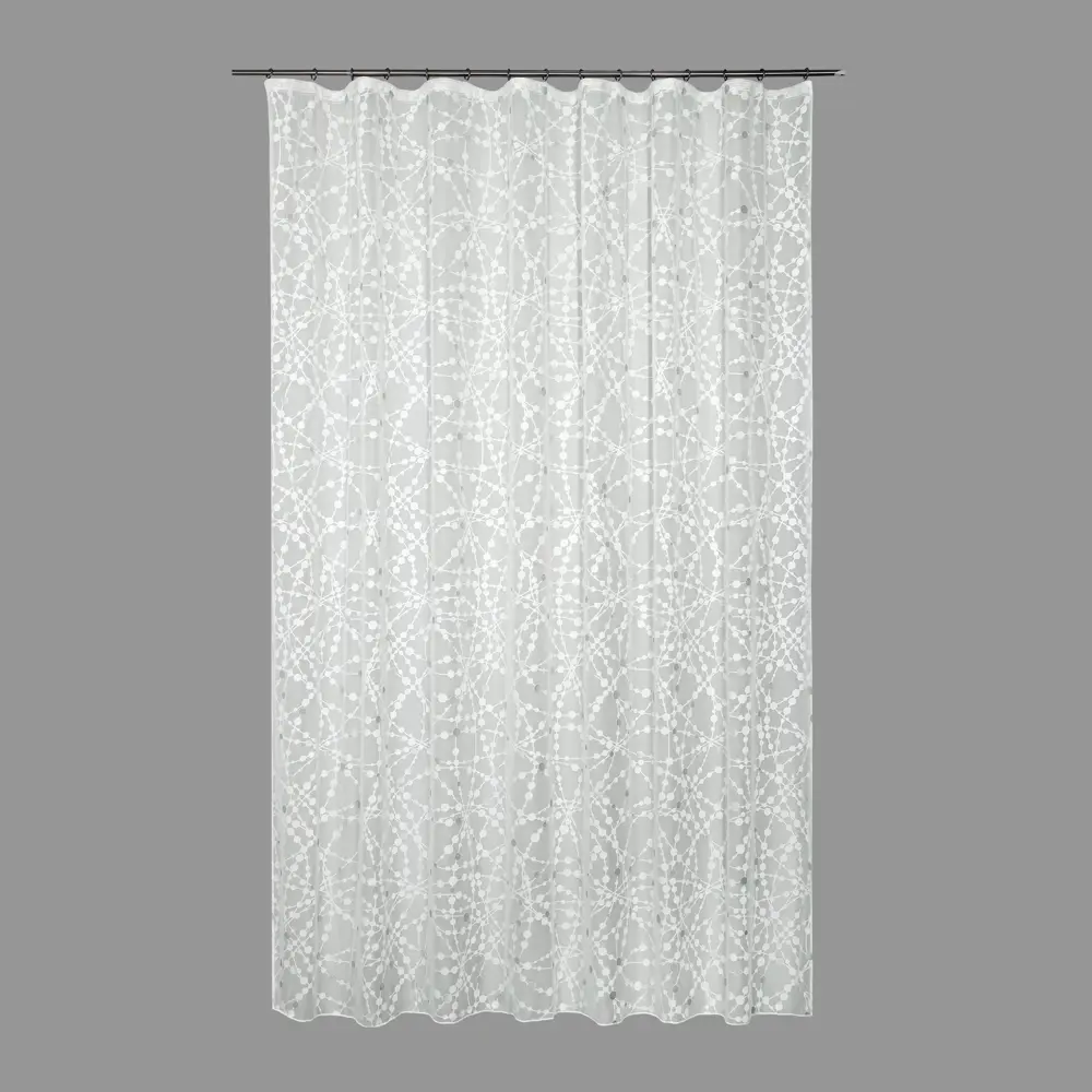 Тюль на ленте «Серебряный Песок» 250x280 см цвет белый GARDEN STLM-2107583 - Вид №1