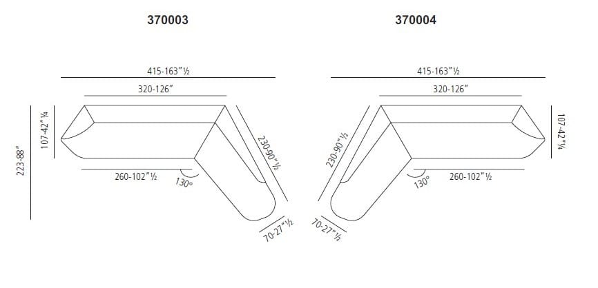 Диван из ткани или кожи Vibieffe 370 BOLID ARCH-00009722 - Вид №7