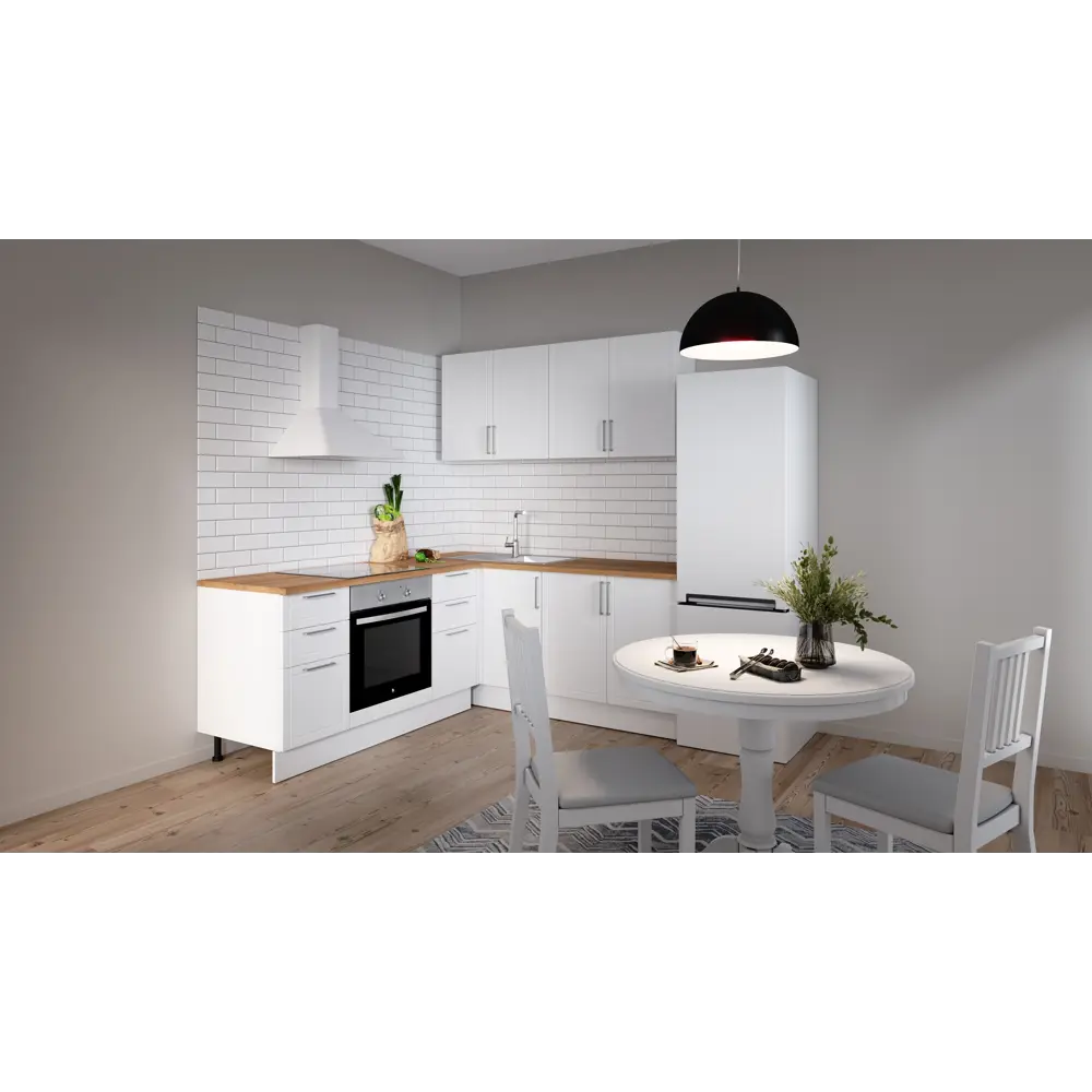 Навесной шкаф Агидель 50x33.8x29 см KONSENSA ЛДСП цвет белый 89436582 STLM-2020203 - Вид №9