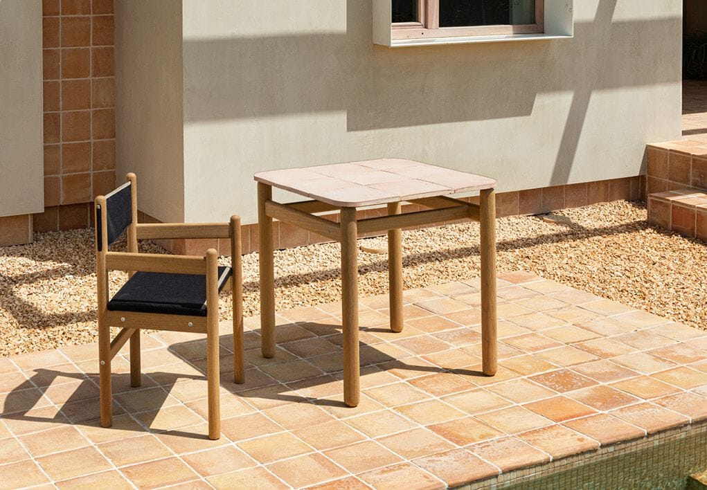 Керамический квадратный садовый стол calma Brava ARCH-00129899 - Вид №4