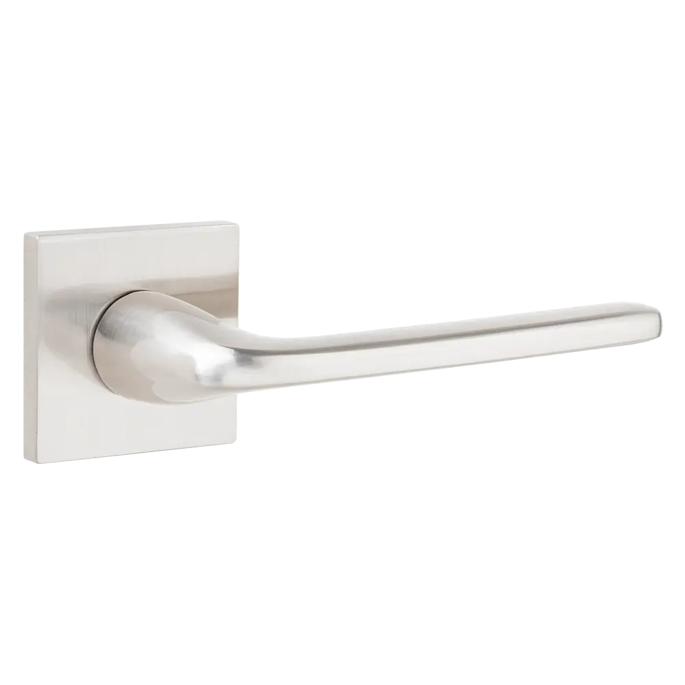 Дверная ручка на розетке Armex H-30176-A без запирания цвет никель STLM-2065466 - Вид №1