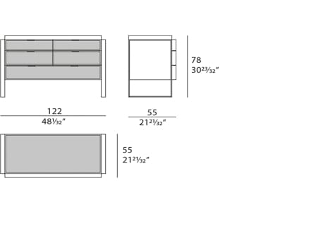 Деревянный комод с кожаными деталями Turri Joel ARCH-00119611 - Вид №4