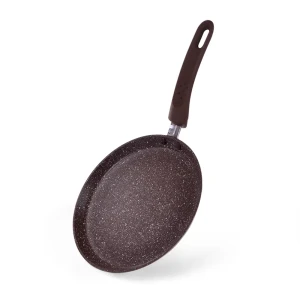 91384539 Сковорода без крышки Fissman Smoky stone 24 см алюминий цвет коричневый STLM-1361370