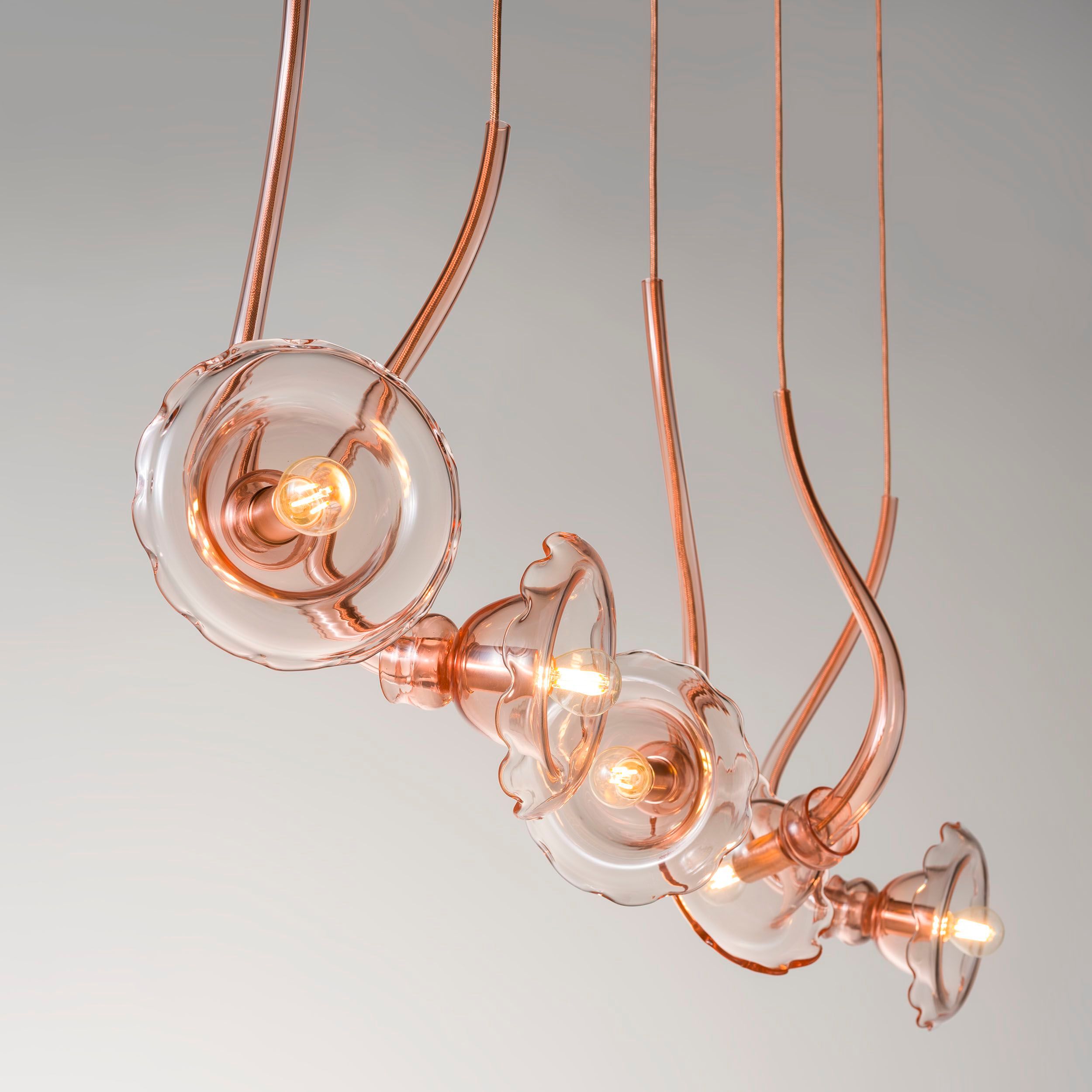 Подвесной светильник из дутого стекла MULTIFORME икебана ARCH-00019578 - Вид №1