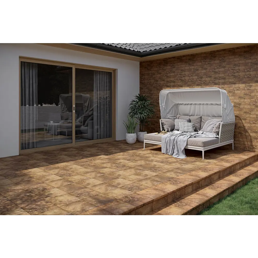 Плитка клинкерная Cerrad Octane Ochre коричневый 0.74 м² STLM-2201936 - Вид №2