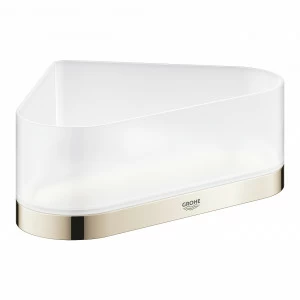 Полочка для душа GROHE Selection, угловая с держателем, никель глянец (41038BE0)