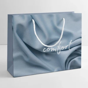 Пакет подарочный Симфония Comfort 21x30x14 см цвет разноцветный