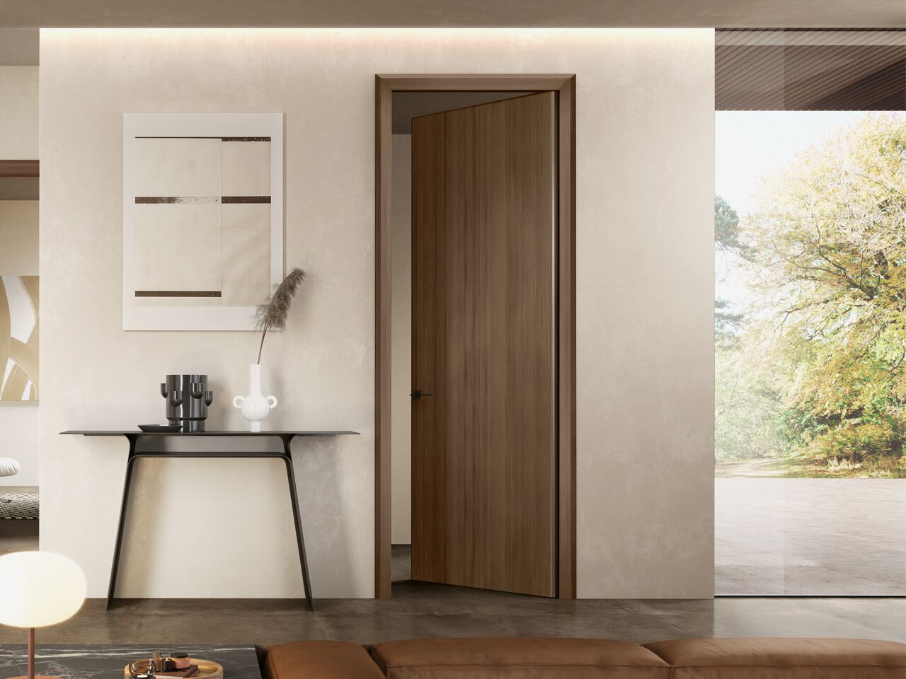 Распашная дверь из грецкого ореха BARAUSSE деревянные двери ARCH-00056506