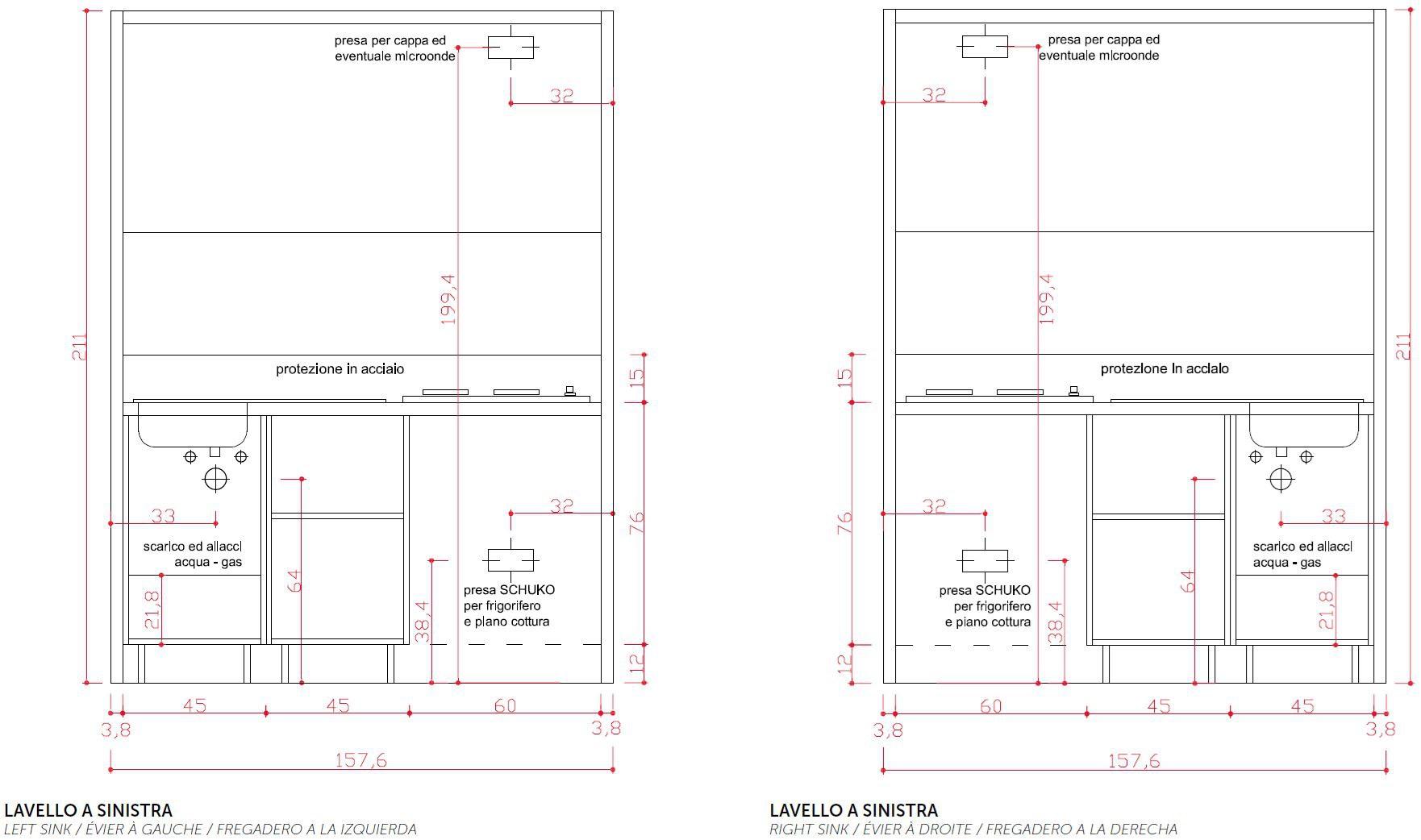 Mobilspazio Выдвижная деревянная мини-кухня Zeus K141 - Вид №8