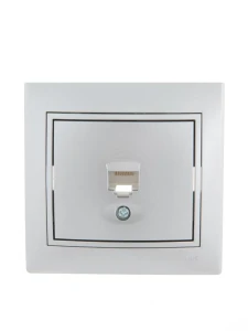 MIRA Розетка компьютерная RJ45Cat 5e серебро