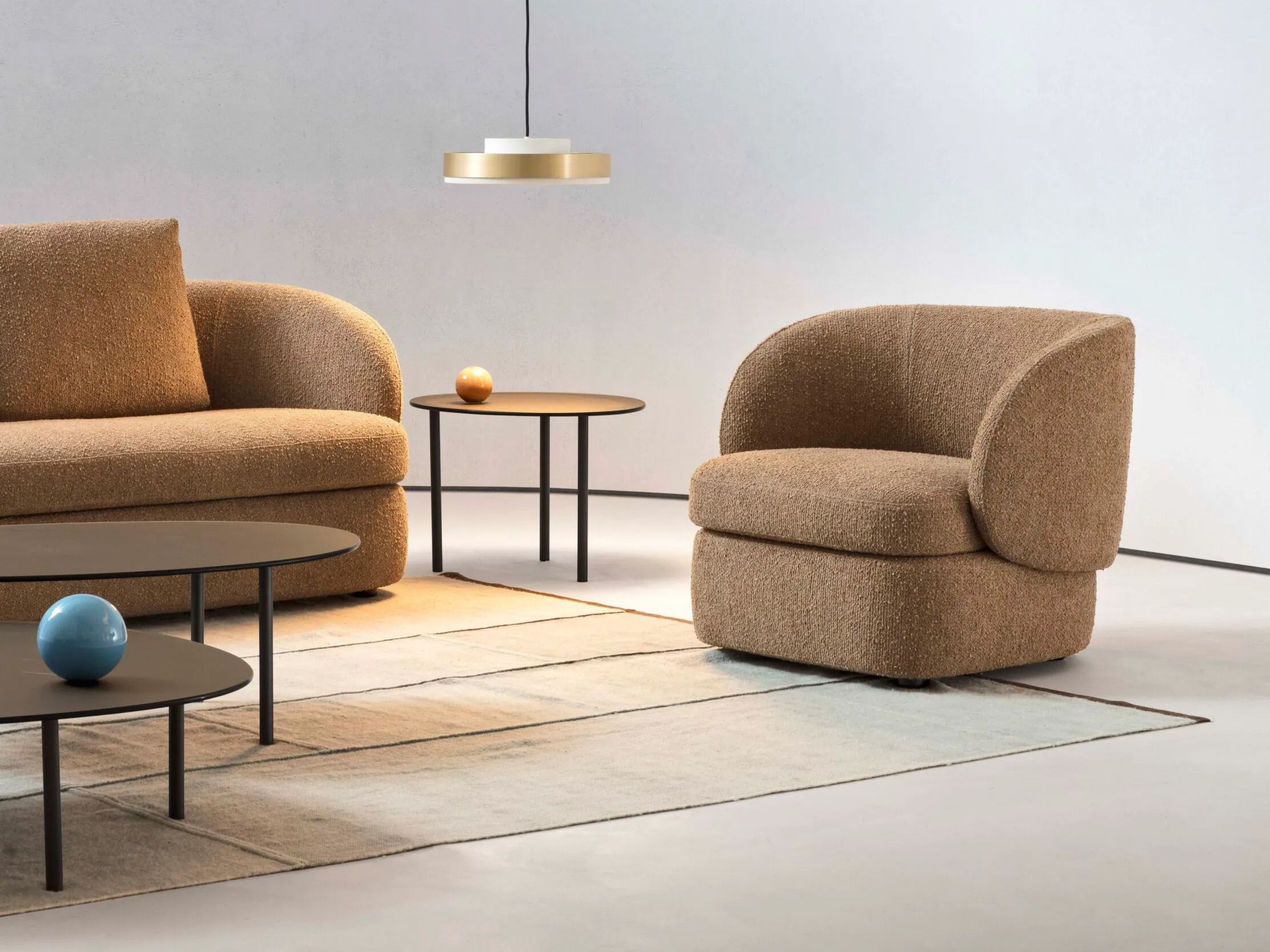 Тканевое кресло с подлокотниками Alf DaFrè Sobi ARCH-00104770 - Вид №2