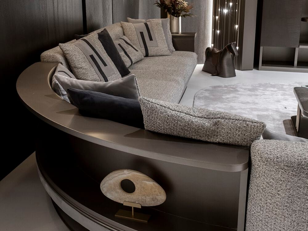 Угловой диван из ткани Zebrano Athena ARCH-00068915 - Вид №1