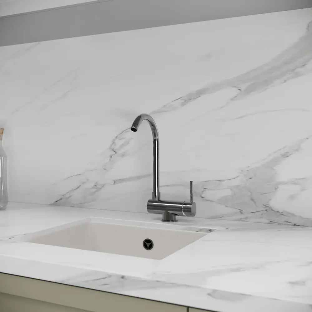 Смеситель для кухни Vidage общая высота 35 см цвет черный STLM-2087663 - Вид №12