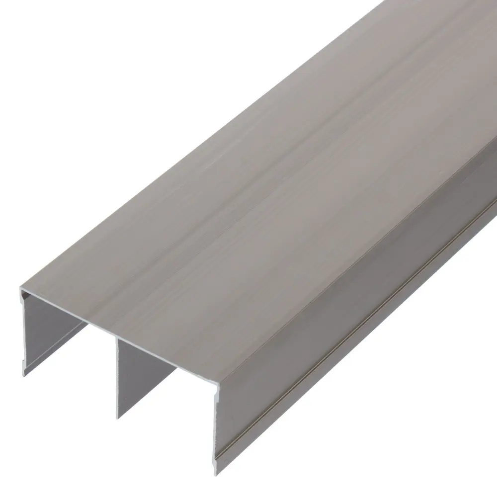 Комплект направляющих для дверей Spaceo 2062 мм алюминий цвет шампань STLM-2020634 - Вид №1