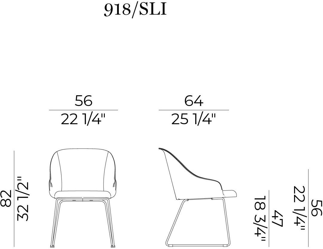 Potocco Стул с обивкой из ткани с подлокотниками Lyz 918 sli - Вид №3