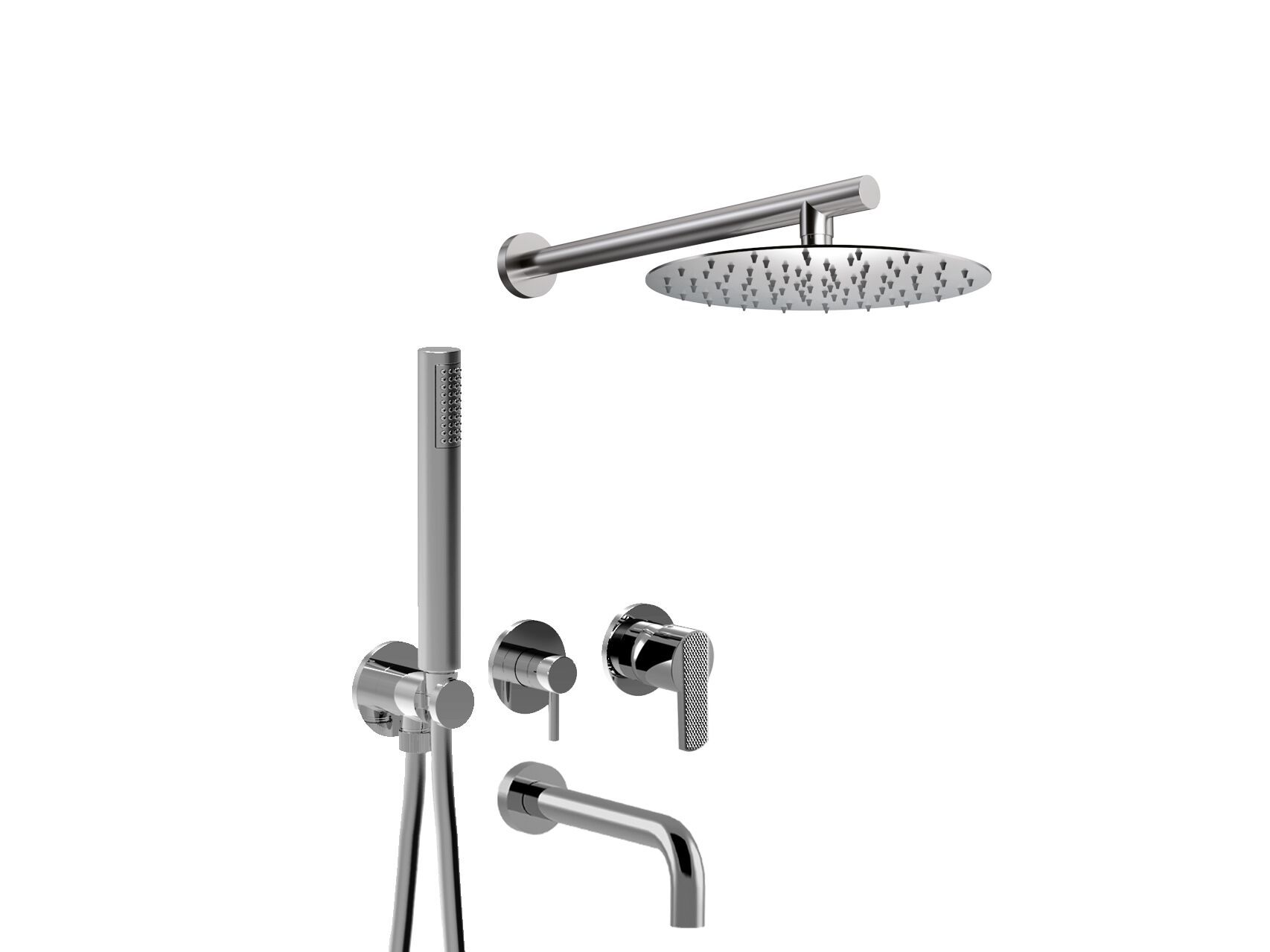 Настенный встраиваемый набор для ванны с ручным душем Rubinetteria Giulini Surf Deluxe ARCH-00119229 - Вид №1