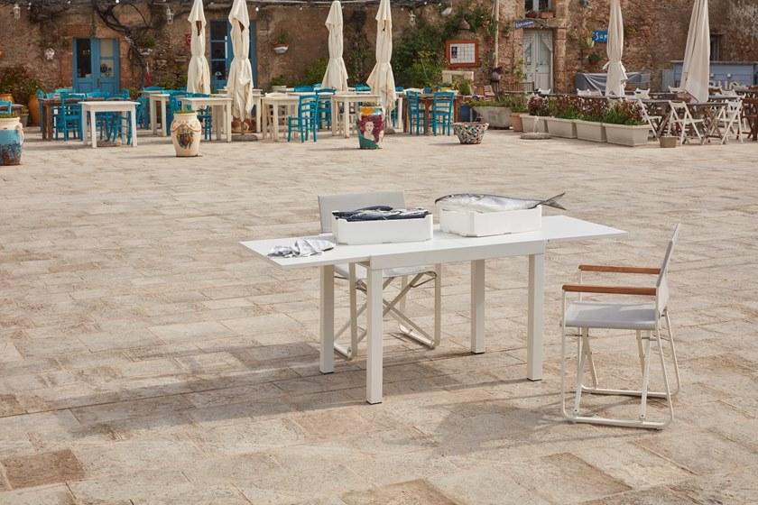 Unopiù Раздвижной прямоугольный железный стол Conrad Tacon180b - Вид №1