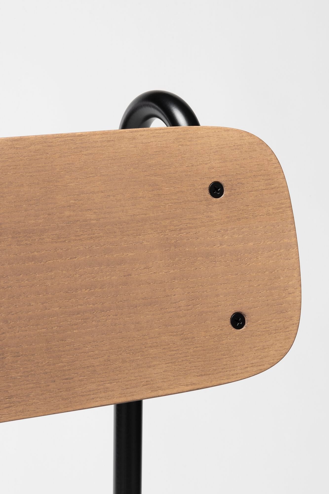 Окрашенный металлический стул со встроенной подушкой из искусственной кожи CHAIRS & MORE Lena ARCH-00091348 - Вид №30