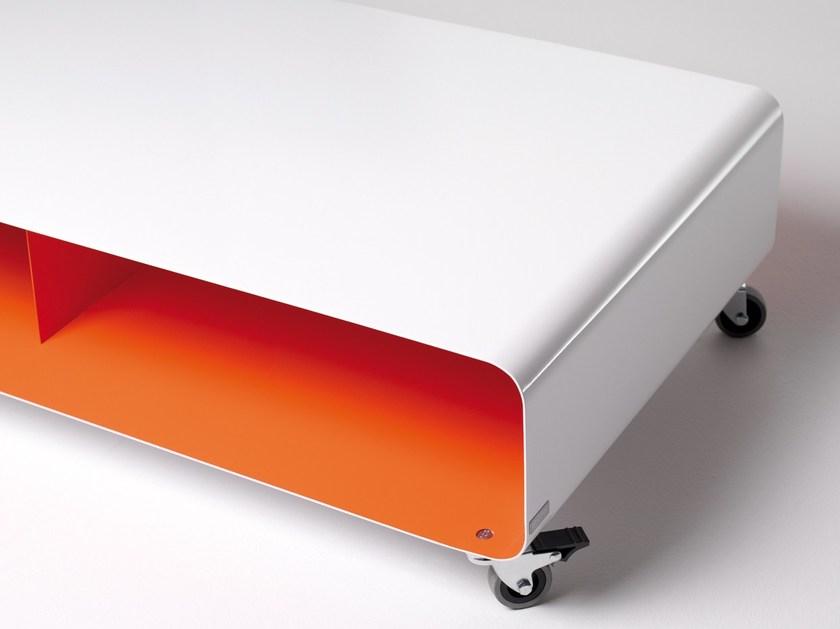 müller möbelfabrikation Шкаф под телевизор из стали Mobile line R 200n - Вид №4