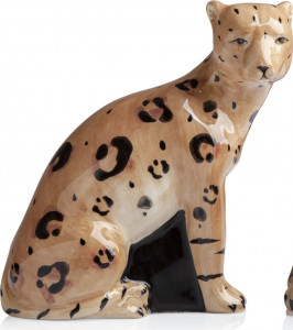 10643387 Certified International Набор для соли и перца 3D Certified Int. Экзотические джунгли.Леопарды, керамика Керамика