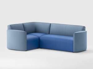 Модульный угловой диван из ткани