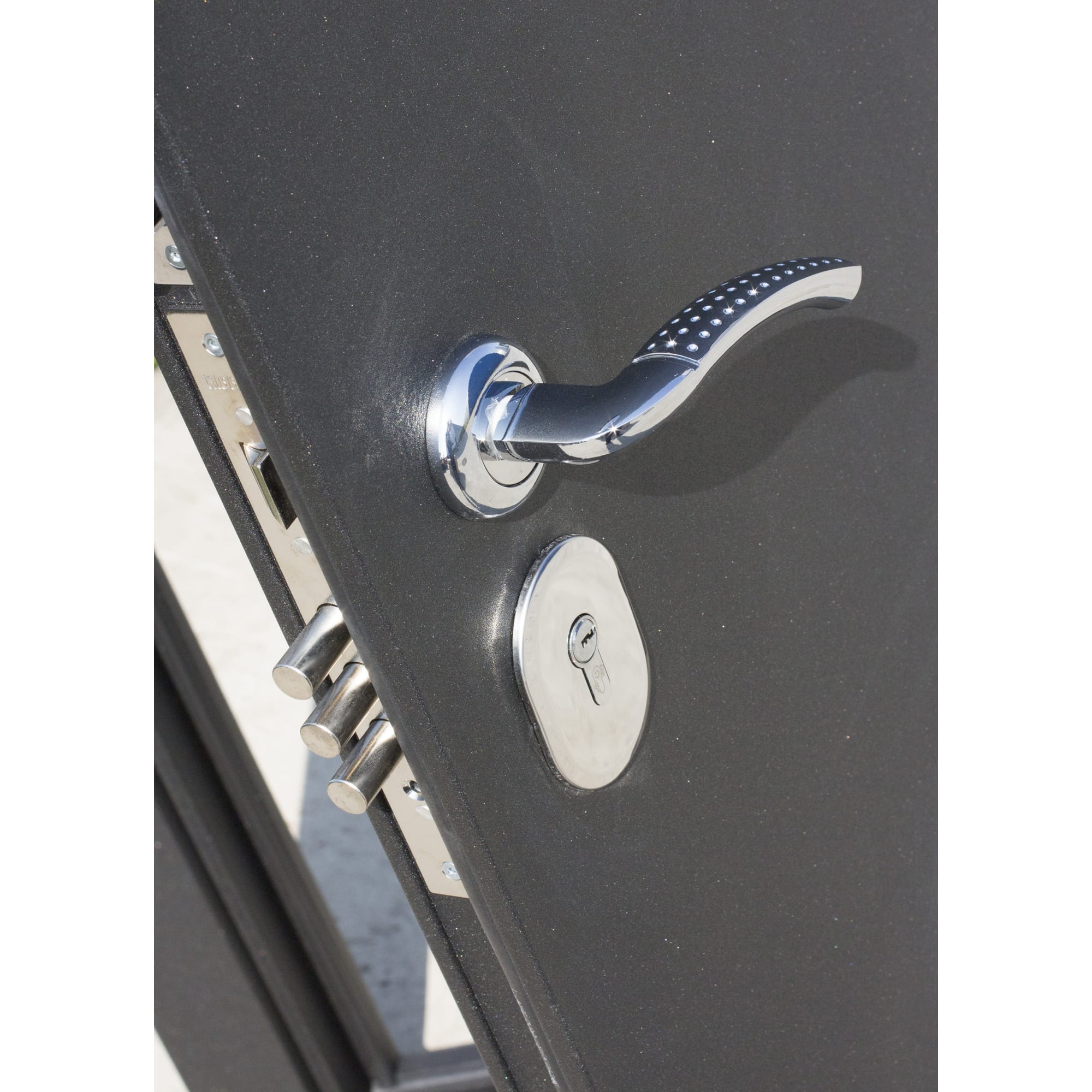 82096737 Дверь входная металлическая Гарда Муар, 960 мм, левая, цвет венге Santreyd  - Вид №4