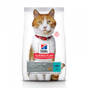 ПР0031016 Корм для кошек Hill"s Science Plan для стерилизованных Тунец сух. 300г Hill's
