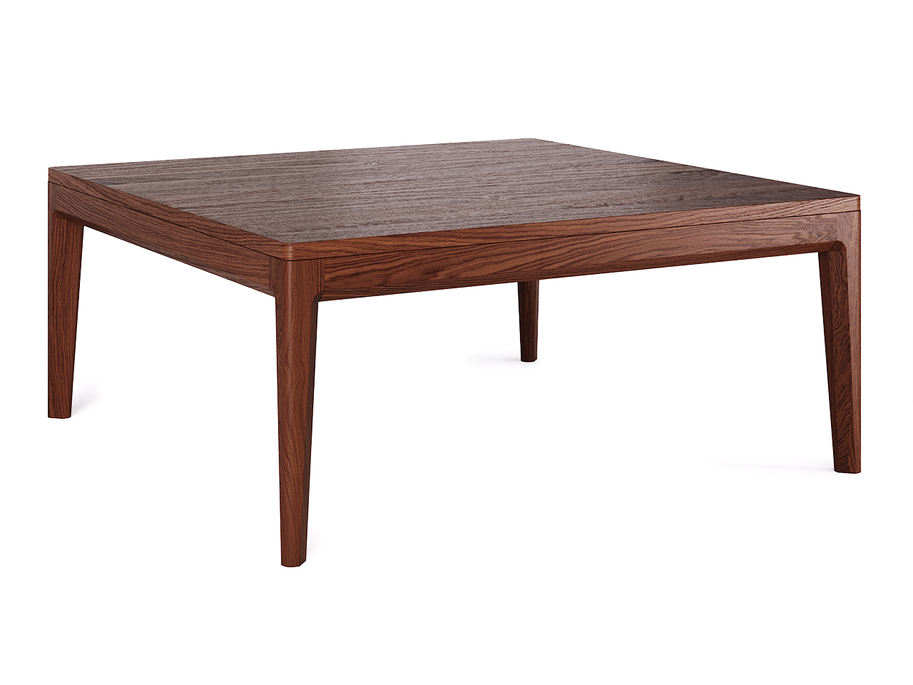 Журнальный столик квадратный 80 см дуб тобакко Case №2 THE IDEA  210091 Коричневый  - Вид №1