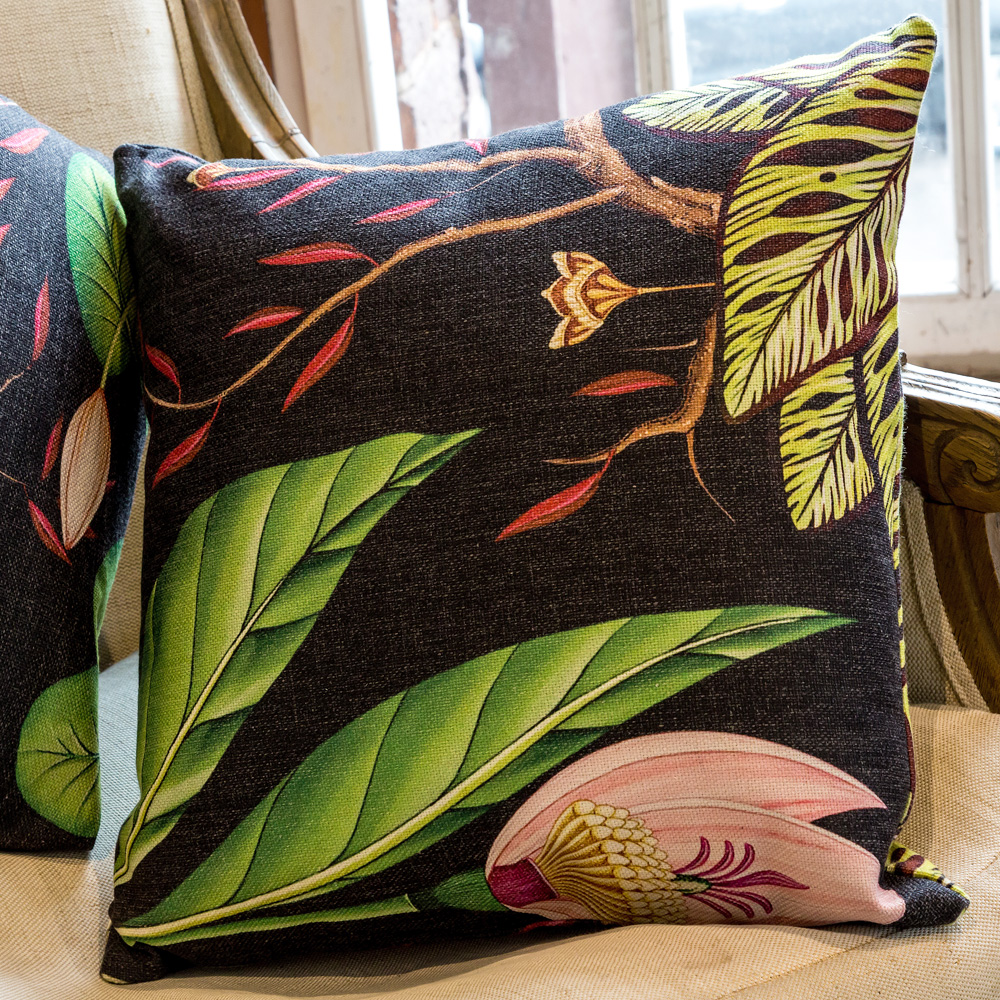 2719219 Подушка «Тропический лес / Нуар», версия 2 Object Desire  - Вид №2