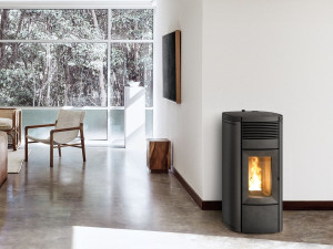 Стальная пеллетная печь