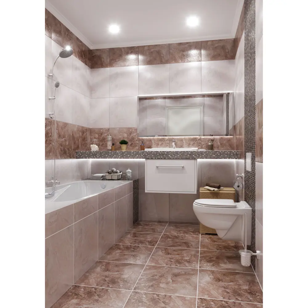 Керамогранит Privilege Moca 45x45 см 1.215 м² матовый цвет коричневый 82274490 STLM-2119719 Santreyd - Вид №5