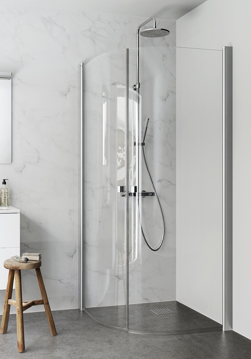 1450427 Igloo Pro Душевой Уголок Круглый 100X100 Hafa Прозрачный 