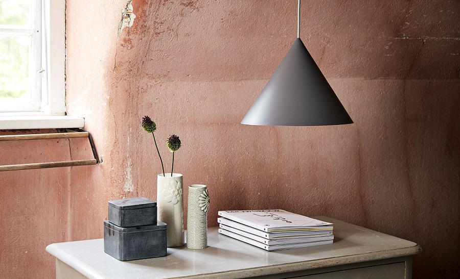 1493276001 Лампа подвесная benjamin, 22хD30 см, серая матовая, серый шнур Frandsen  - Вид №1