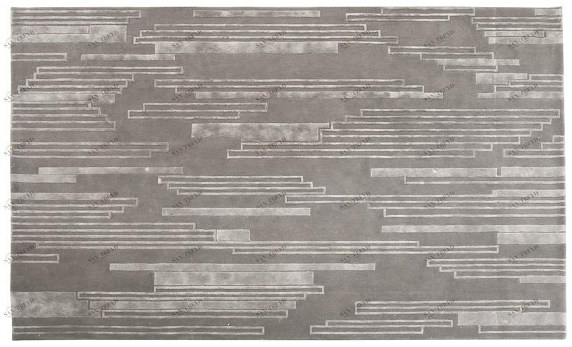 Shake Прямоугольный коврик ручной работы из шелка sun-id-1433560