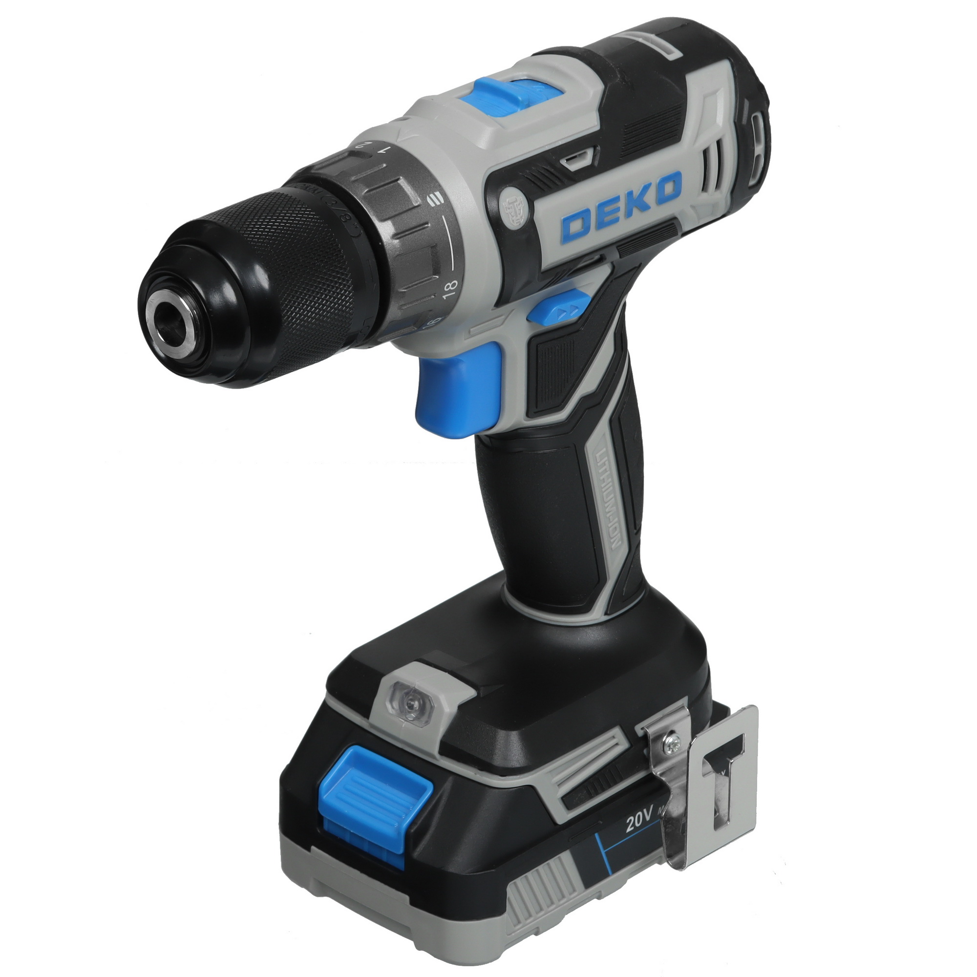 Дрель-шуруповерт DEKO Loner 20V ONE + UNV 20V 5463218 STDN-0053275 - Вид №2